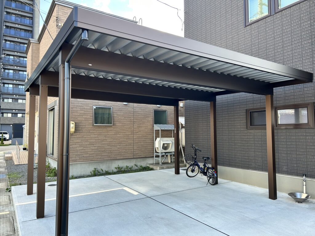 カーポート　外構工事
